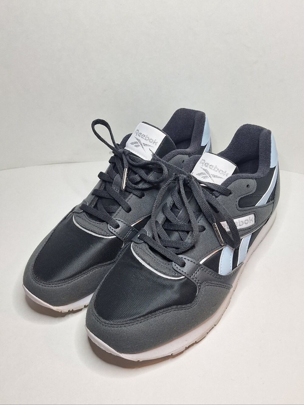 Reebok Ultra Flash Grey Blue White Shoes Women Size US 8.5 Running Sneakers